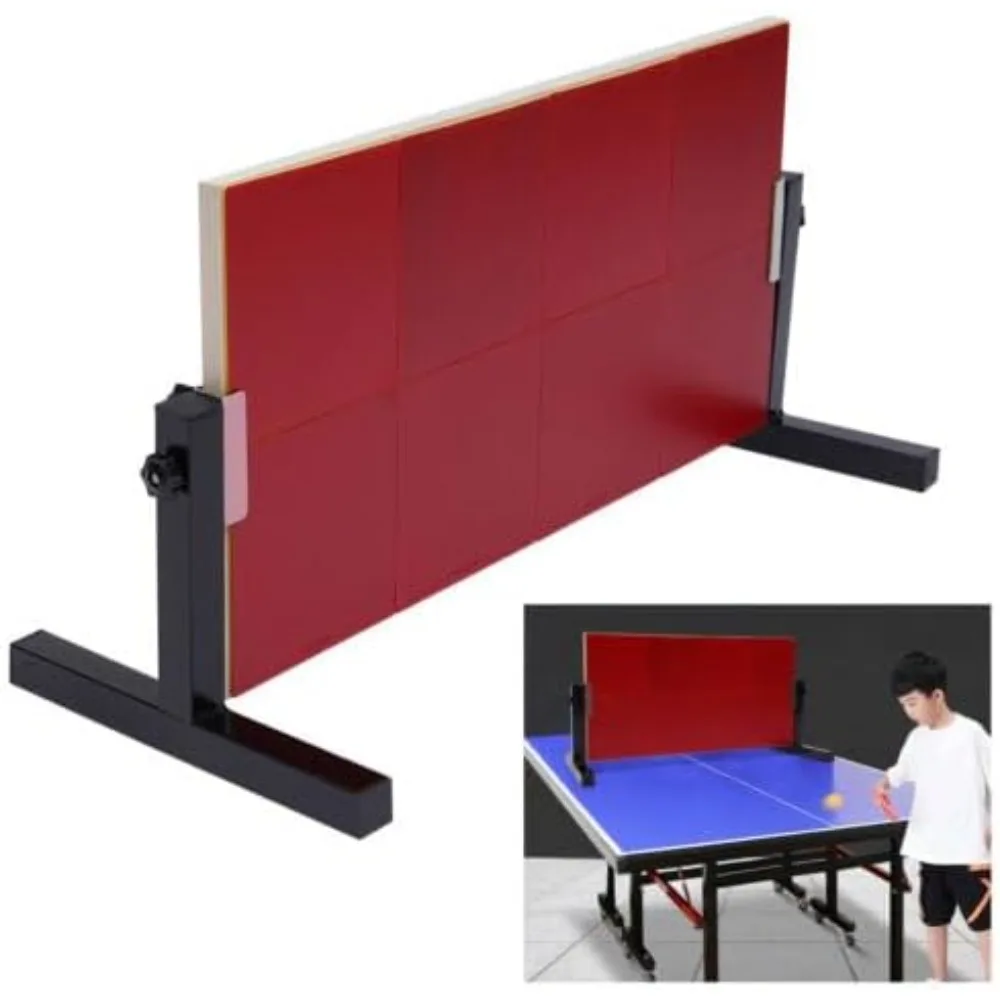 Tischtennis-Rebound-Board, 66 x 33 cm, Tischtennis-Rebound-Board für Zuhause, Fitnessstudio, drinnen