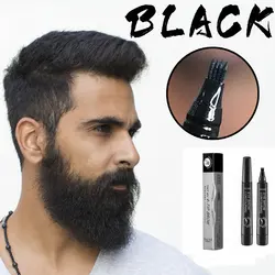 Stylo à barbe pour barbier, crayon pour coiffer le visage, outil pour sourcils, réparation de moustache, outils de coloration imperméables, cosmétiques pour hommes, remplissage de barbe