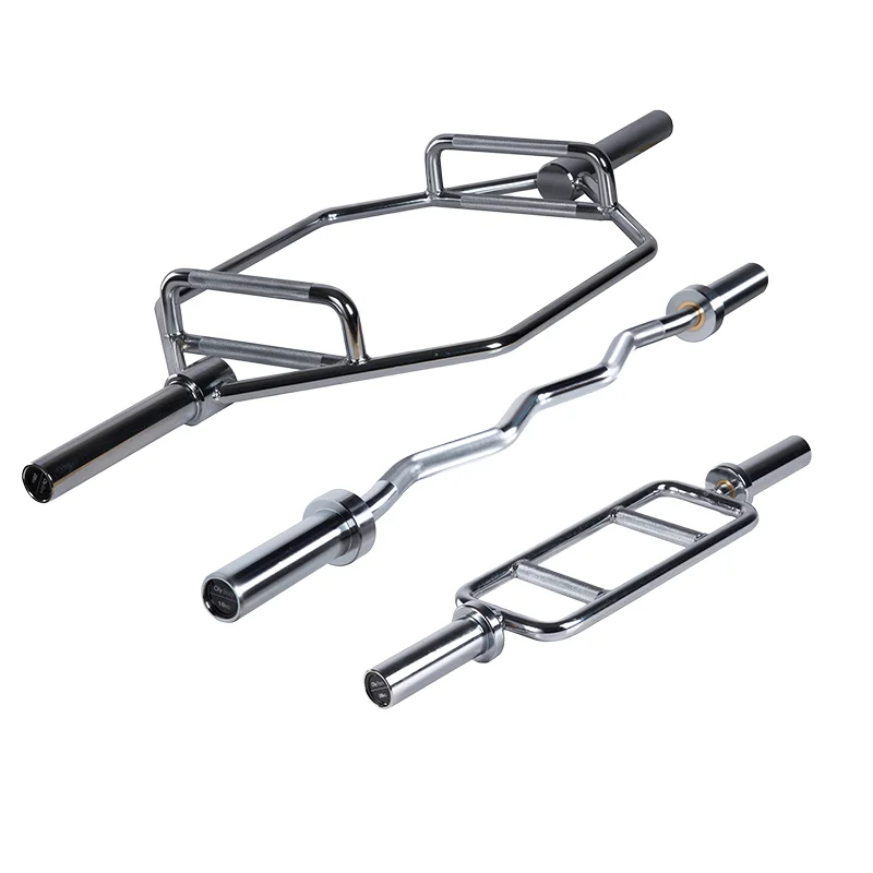 

Gym Equipment Weight Lifting Gym Trap Bar Strength Training Hex Squat Barbell Bar New