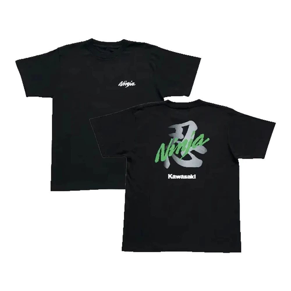 

2025 Summer Fashion Kawasaki Shinobu T-shirt Newest Outdoor Jersey Summer Classic Tee Adults Loose Exercise Motorcycle Jersey