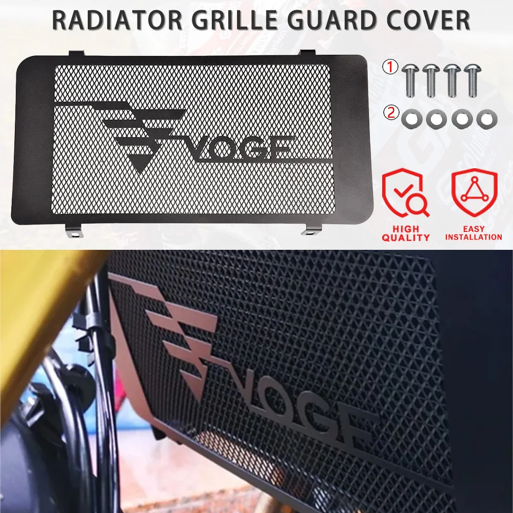 

Motor For VOGE 500AC 525AC 525R 525DS Radiator Grille Guard Cover Protector Motorcycle Accessories 500 AC 525 AC 525 R 525 DS