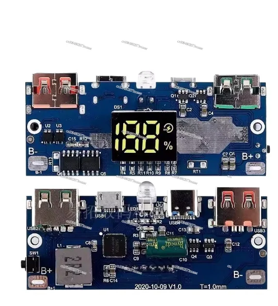 22.5w Super Fast Charging Flash Charging Pd18w Mainboard Mobile Power Welding Free Kit Charging Treasure Nesting Circuit Board