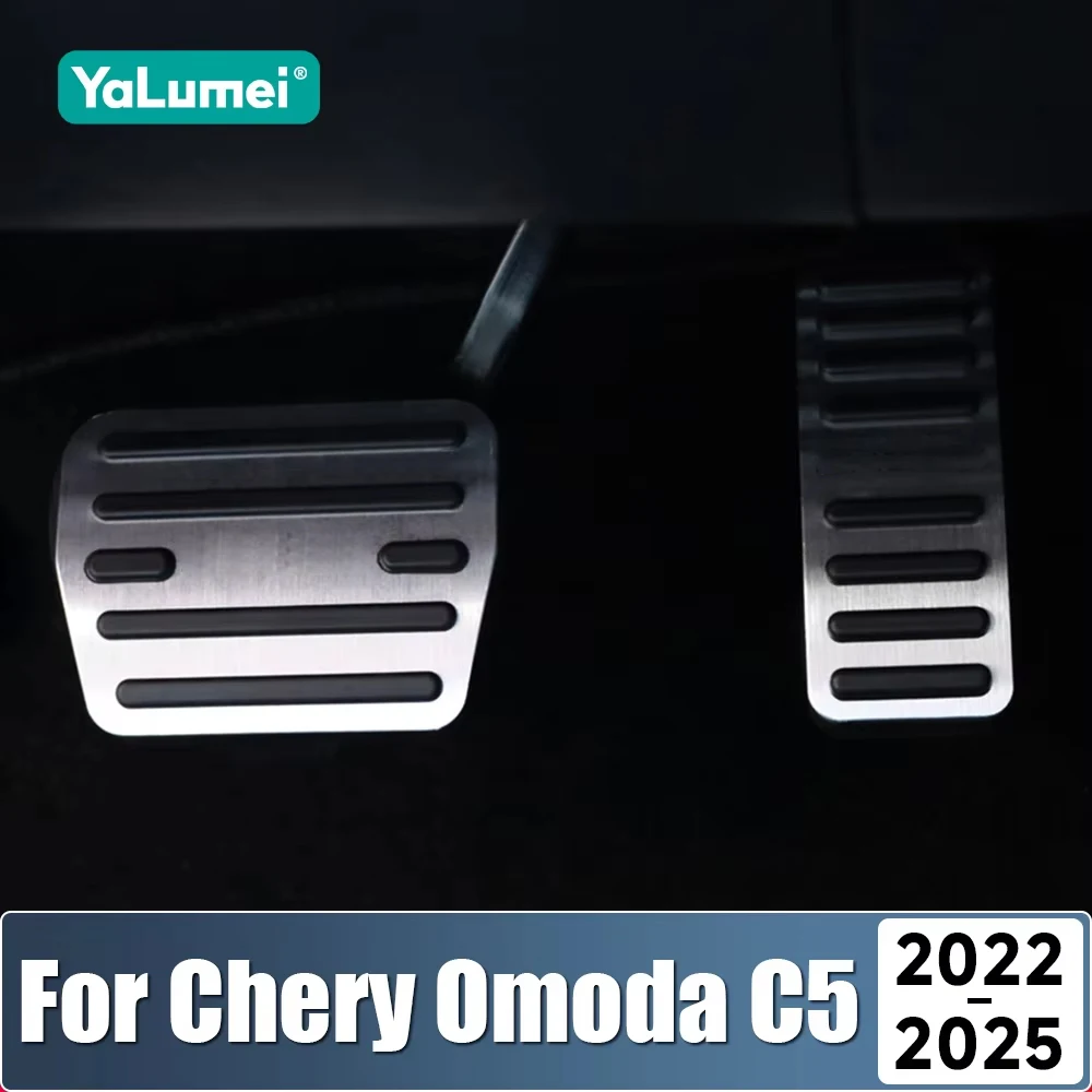 Für Chery Omoda 5 C5 FX 2022 2023 2024 2025 Aluminium Auto-Gaspedal Bremspedal Abdeckungen Rutschfeste Zubehörteile