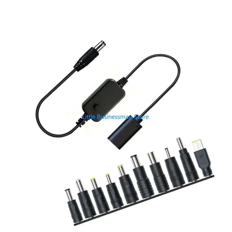 USB C Female to DC5525 Power Cable 5V-20V with Round Tip for Spare Cable Needs M76A
