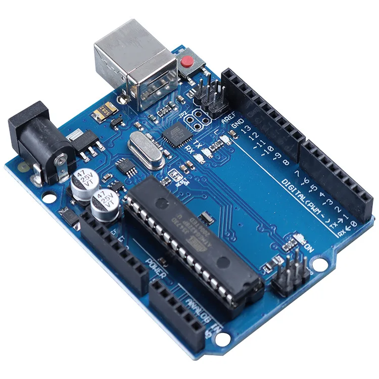 UNO R3 papan pengembangan asli R3/R4 versi resmi atmega328p blok modul pengontrol mikro kompatibel dengan arduino