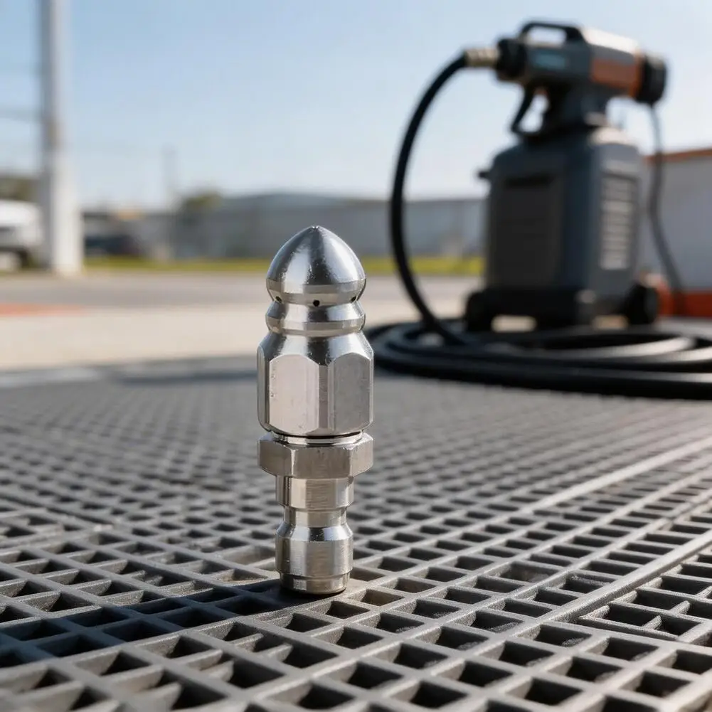 1/4 Inch For High Pressure Nozzle for Residential and Commercial Sewer Cleaning with Efficient Multi Directional Jet Flow