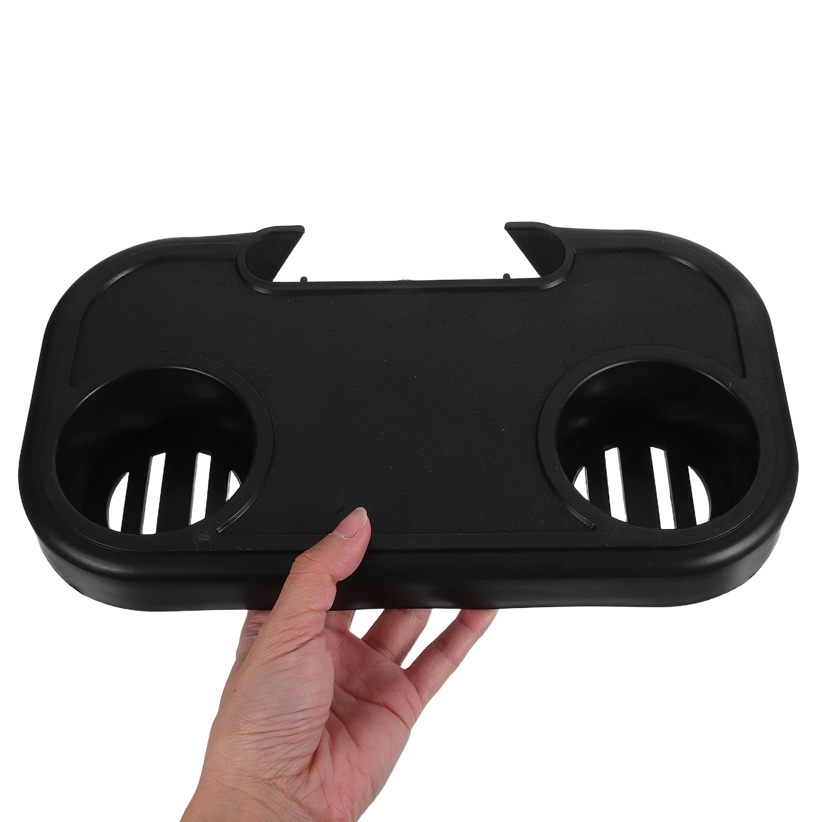 

Beach Chair Cup Holder Black Drink Tray Portable Foldable Sturdy Material Camping Accessories Outdoor Furniture for folding