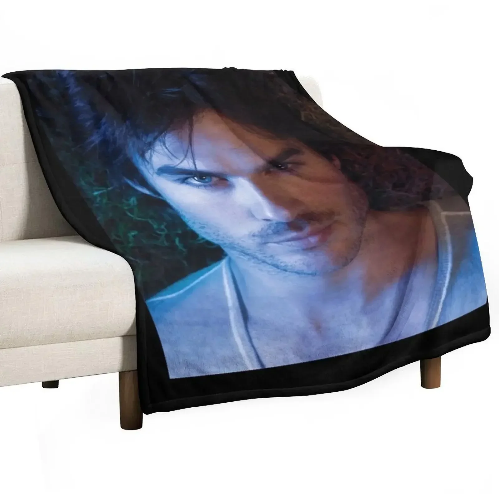 Ian Somerhalder Throw Blanket Soft Big Summer for sofa Bed Fashionable Sofa Throw Beach Blankets