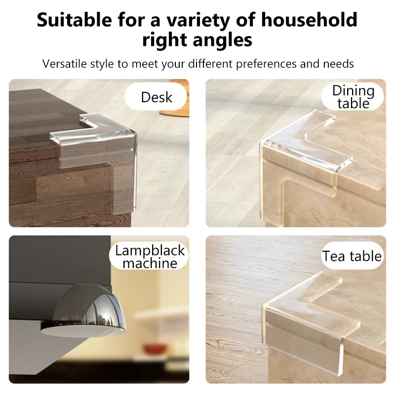 Upgraded Corner Protector Baby Kids Safety Silicone Corner Guards and Edges Widened Thickened Furniture Table Corner Protector image 5
