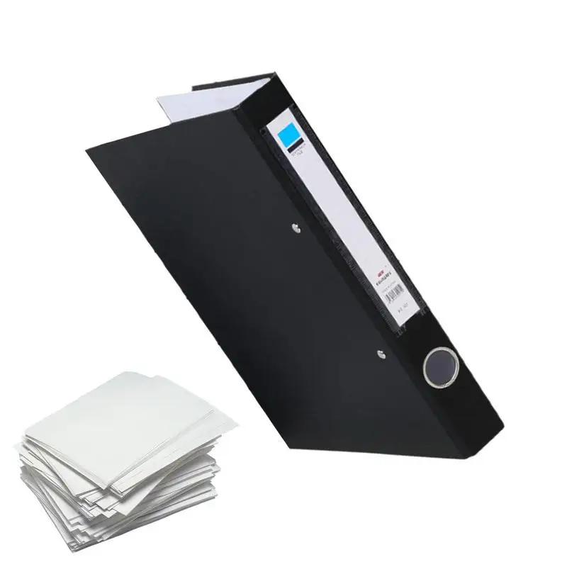 2-Ring Binder A4 Portable A4 Wide Binder 2 Ring Binder Folder Multifunctional Documents Ring Binder Folder Reusable Hard