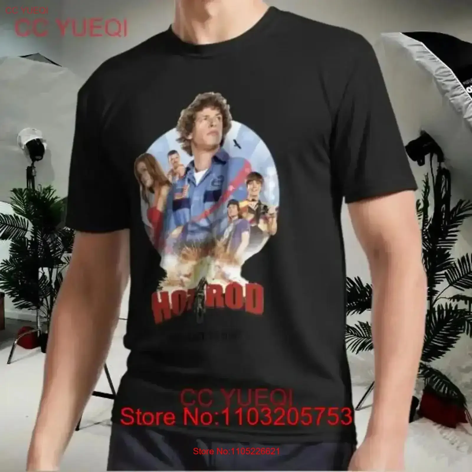 New T Shirt Hot Rod Movie Andy Samberg Active Funny Size S to 5XL vintage Washed fashion Soft Slightly homme Stretched vintage
