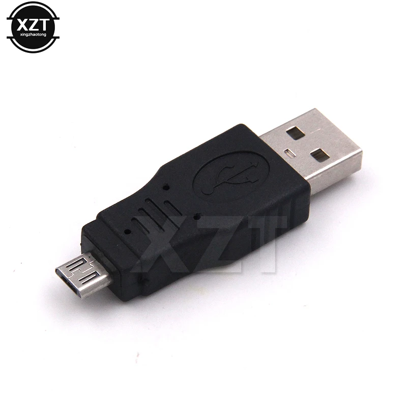 O mais novo adaptador USB para Micro 5p USD USB 2.0 A macho para cabos de dados e carregamento Micro B para Samsung, HTC, Sony Android Phone