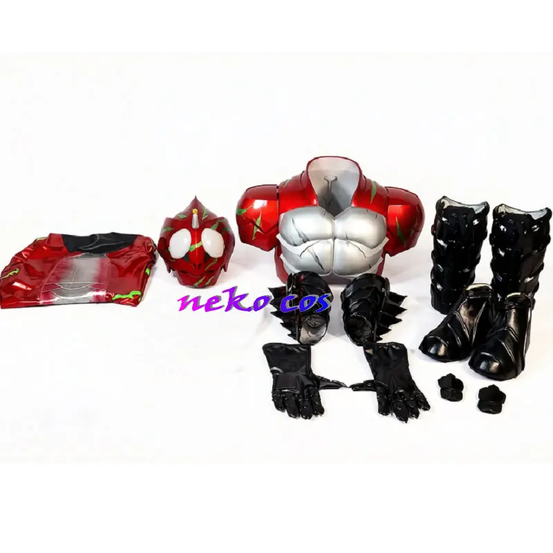 nekocos Rider Amazon Alfa fullset bodysuit mask gloves armcover shoes Cosplay Costume Custom Size
