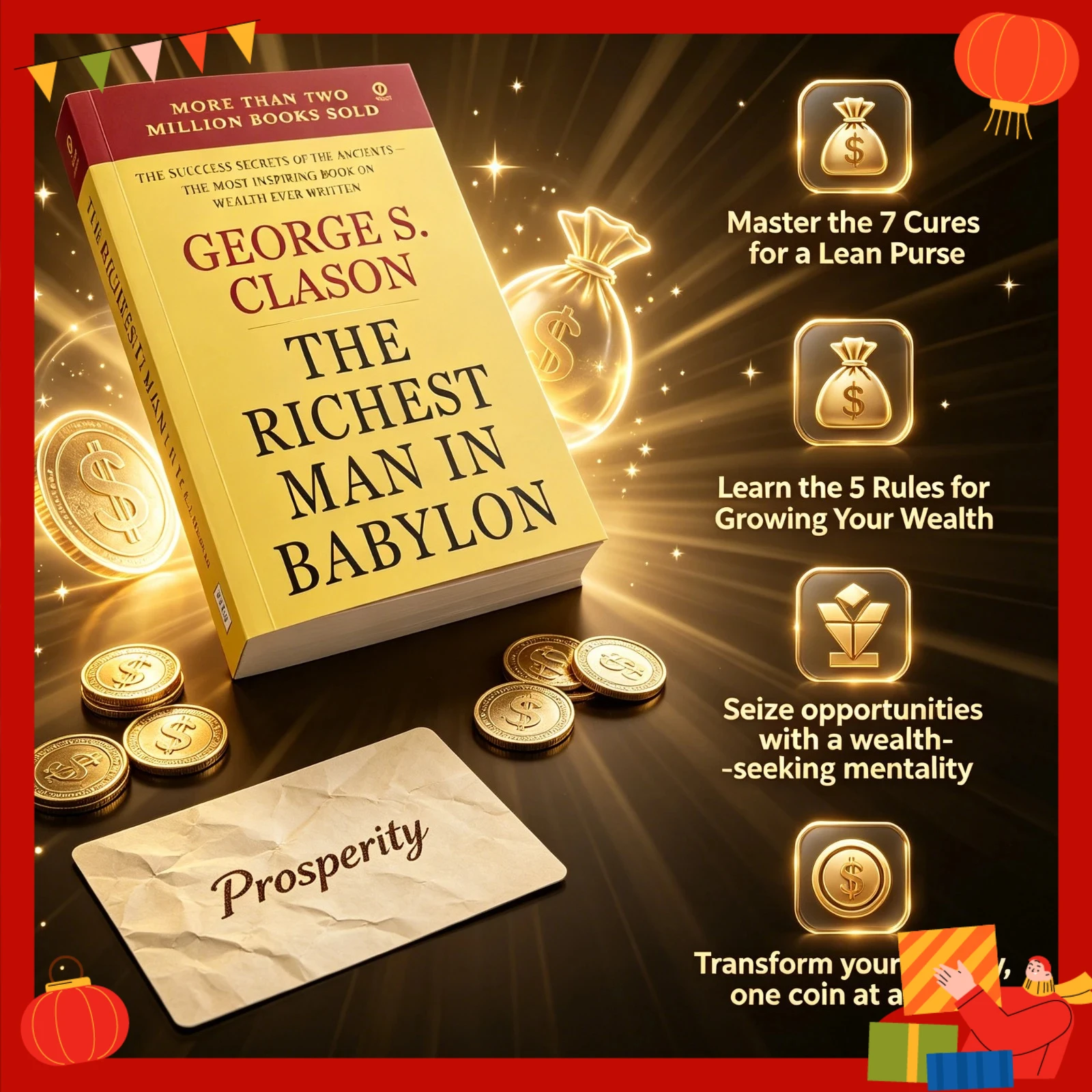 The Richest Man in Babylon By George S. Clason Classic Personal Finance Wealth Management Self Help Book