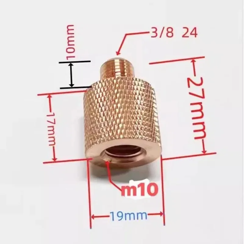 1pcs  M10 to 3/8    3/8 to M10  Connctor Adapter For JPC Antenna