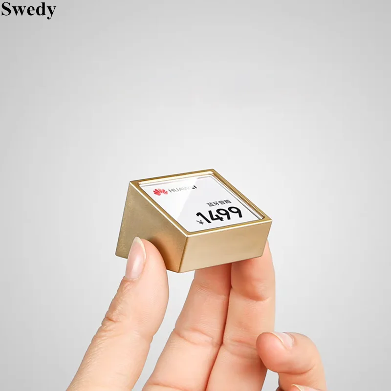 30x30mm Small Acrylic Sign Holder Name Card Price Label Holder Tags Plastic Mini Food Labels Price Paper Card Display Stand