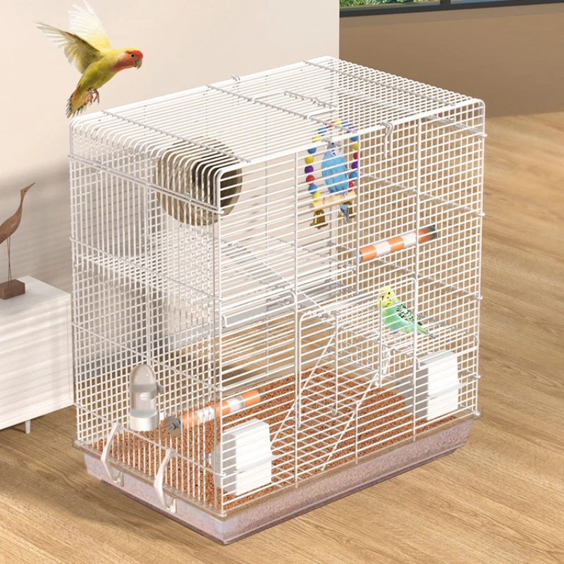 

Parrot Canary Hamster Bird Cage Guinea Pig Carrier Portable Courtyard Bird Cage Habitat Jaula Decorativa Pet Products RR50BC