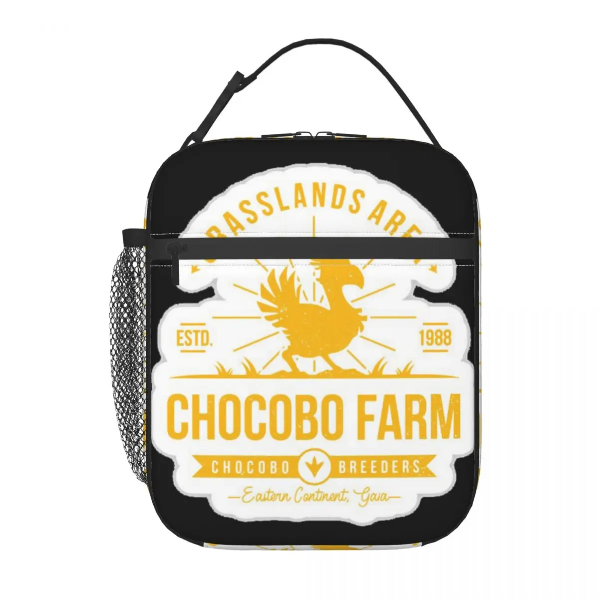 

Изолированная сумка для ланча Chocobo Farm, финальная Фантазийная коробка для ланча, вместительная сумка