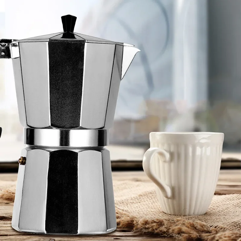 Mocha Coffee Maker Espresso Latte Filter Stove Coffee Maker Espresso Maker Italian Coffee Maker 50/300/450ml Home coffee pot