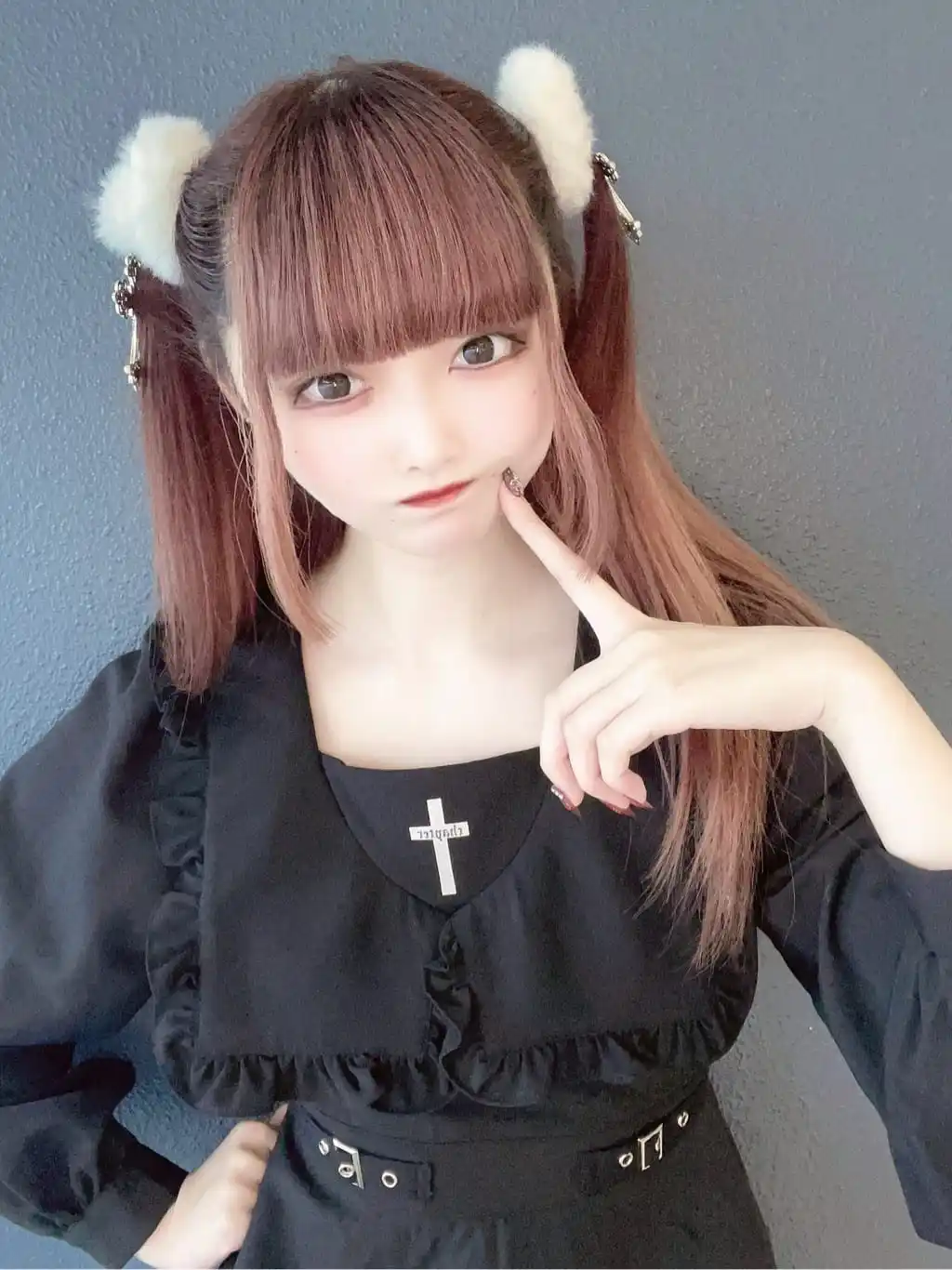 دائرة شعر متقاطع كاواي ياباني ، إكسسوارات شعر لطيفة حلوة ، أنيمي لوليتا