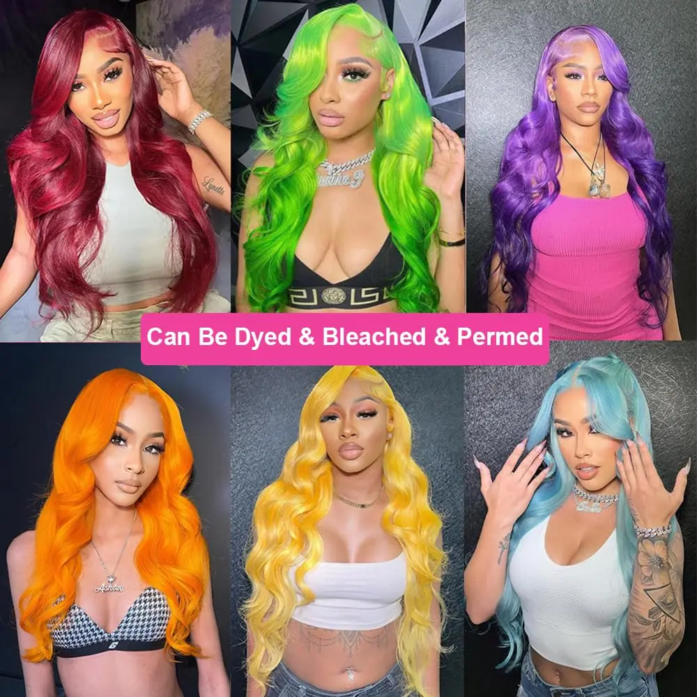 Body Wave Wigs Human Hair 13x6 HD Lace Front Human Hair Wigs Brazilian Lace Frontal Wigs Pre Plucked For Black Women image 2