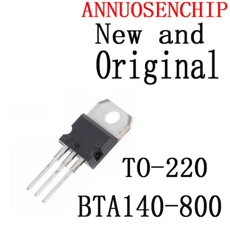 10PCS New And Original TO-220 BTA140 TO220 25A 800V 140-800 Triac Switch BTA140-800