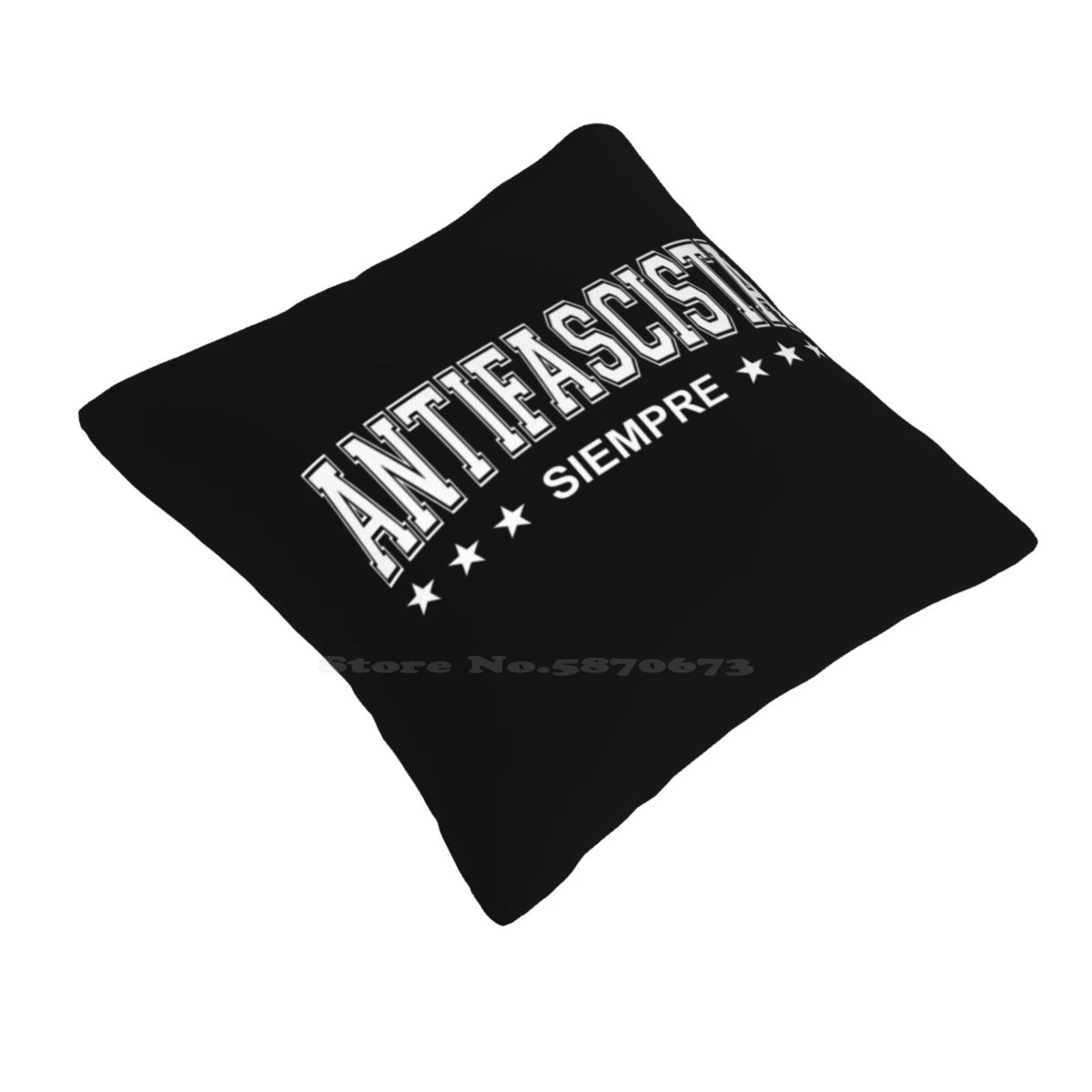 Siempre-Always Anti White Design Bedroom Office Hug Pillowcase Activism Activist Attitude Belief Politics