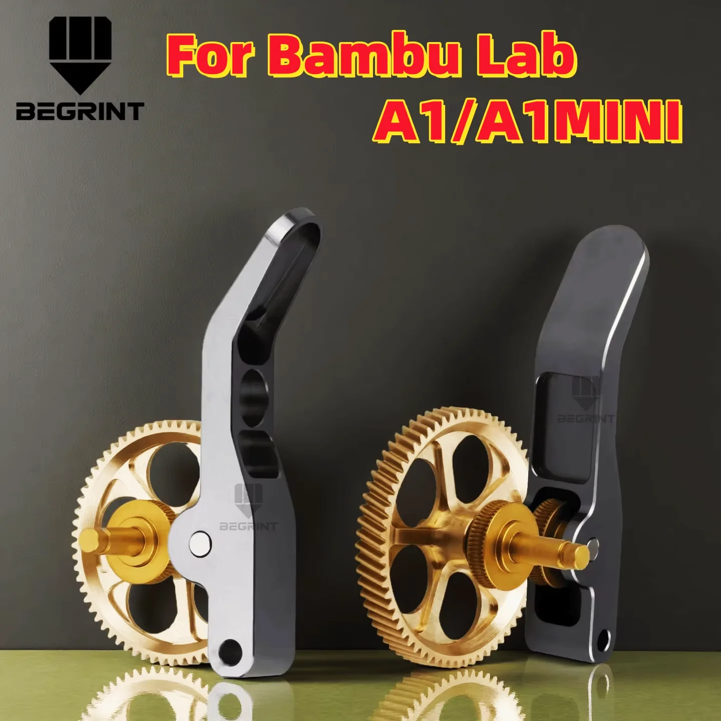 

Extruder Gear For Bambu Lab A1/A1mini RNC Nano-Coated Hardened Steel Helical Extrusion Head Gear For Bambu Lab A1 Extruder parts