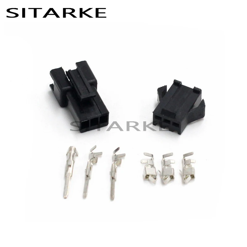 10Sets 2/3/4/5/6/7/8/9/10/11/12 Pin Pitch 2.54MM SM Female Male Wire Connector Plug Housing SM-2P SM-2R JST SM2.54