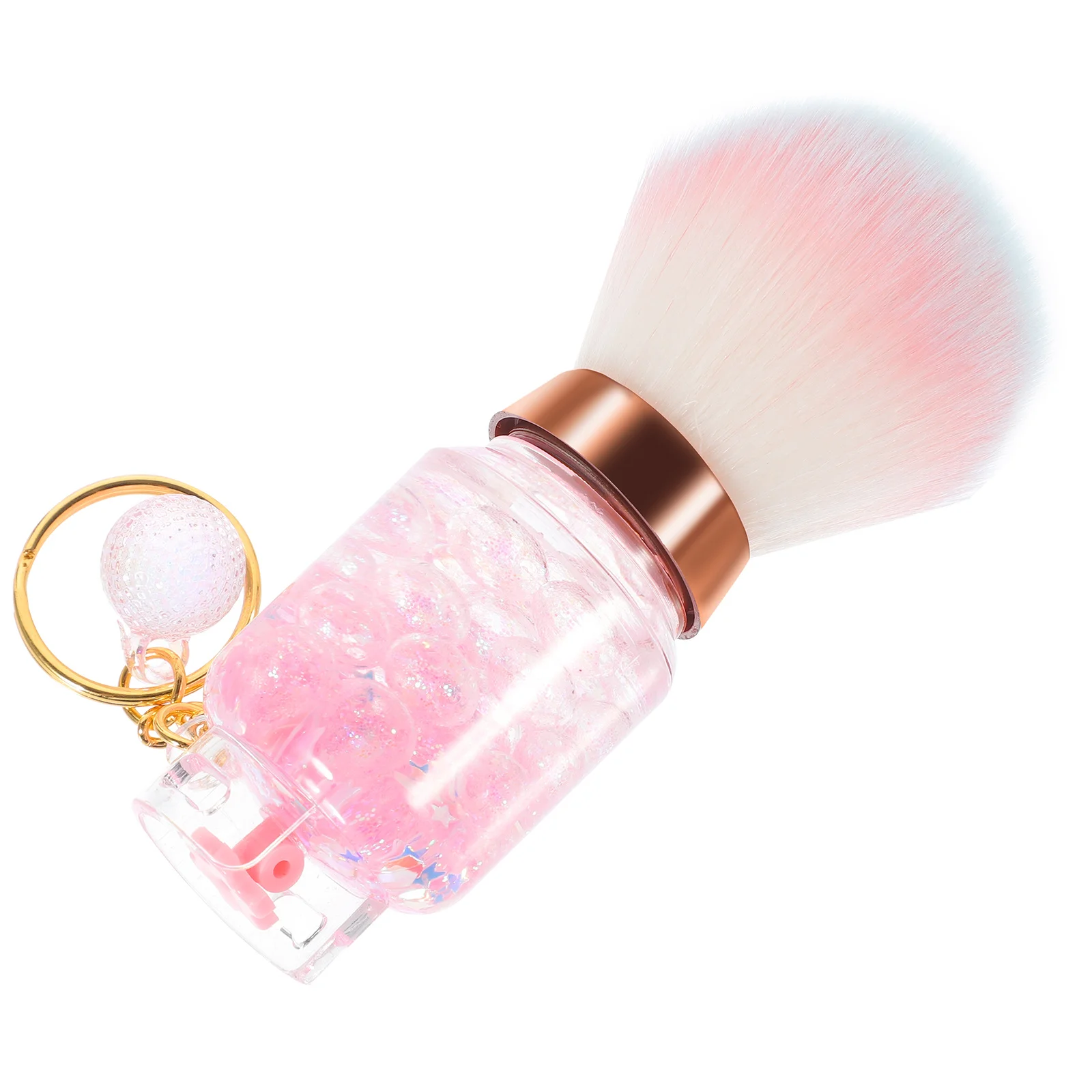 Brocha para colorete en polvo suelto con forma de tanque de Gas, herramienta de maquillaje portátil, cerdas suaves, brocha de Maquillaje facial de viaje, Kit profesional