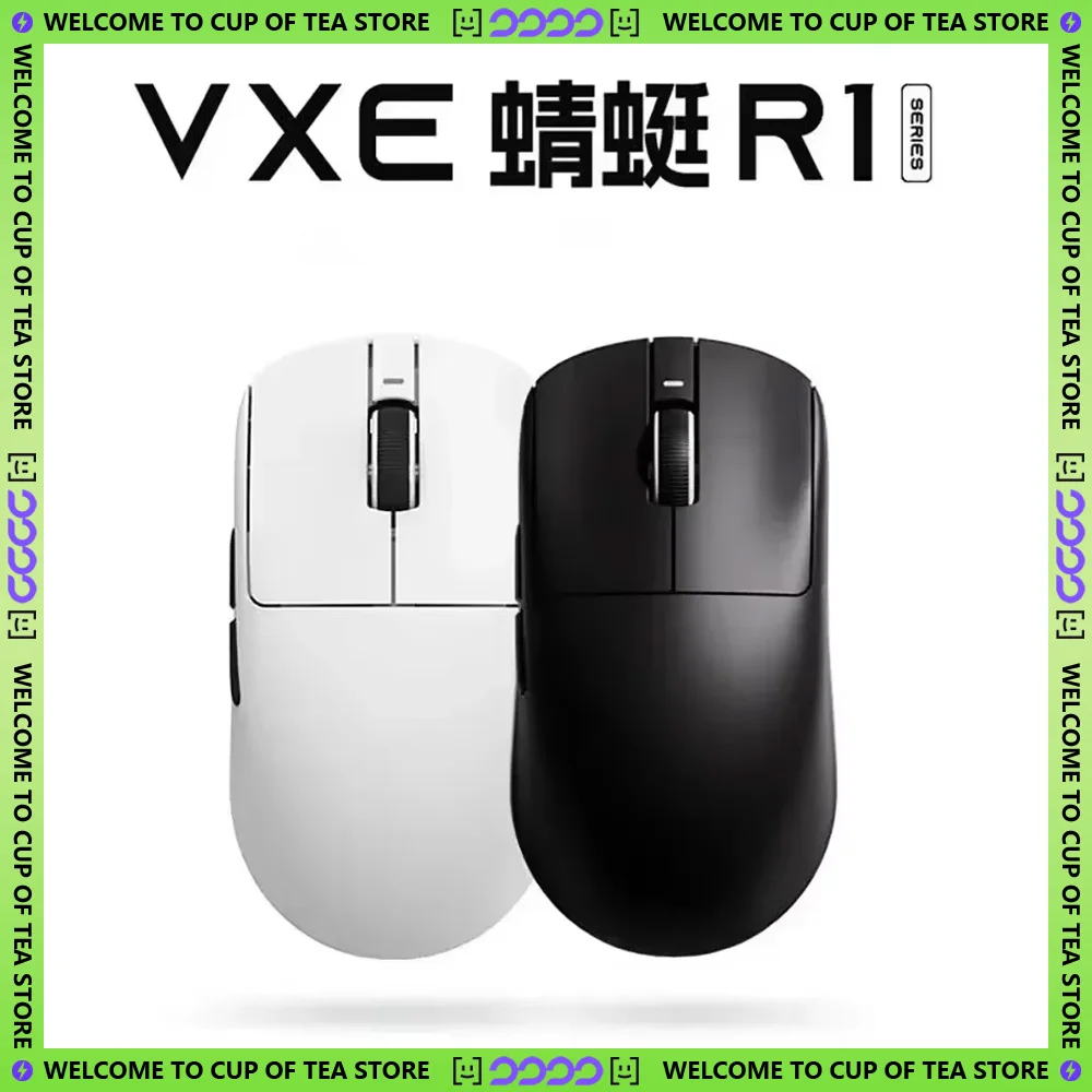 Vgn Vxe Dragonfly R1 Pro Max 4K Receiver Color Mouse Paw3395 Wireless Bluetooth Lightweight Pc Gamer Mouse Ideal E-sports Gifts