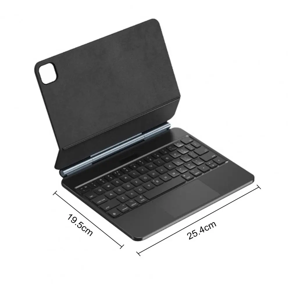 Teclado fotovoltaico para IPX7, teclado inteligente para tablet com suporte para estojo, impermeável, tipo C, 3 em 1, 10,9 em, 11 em, 12,9 em