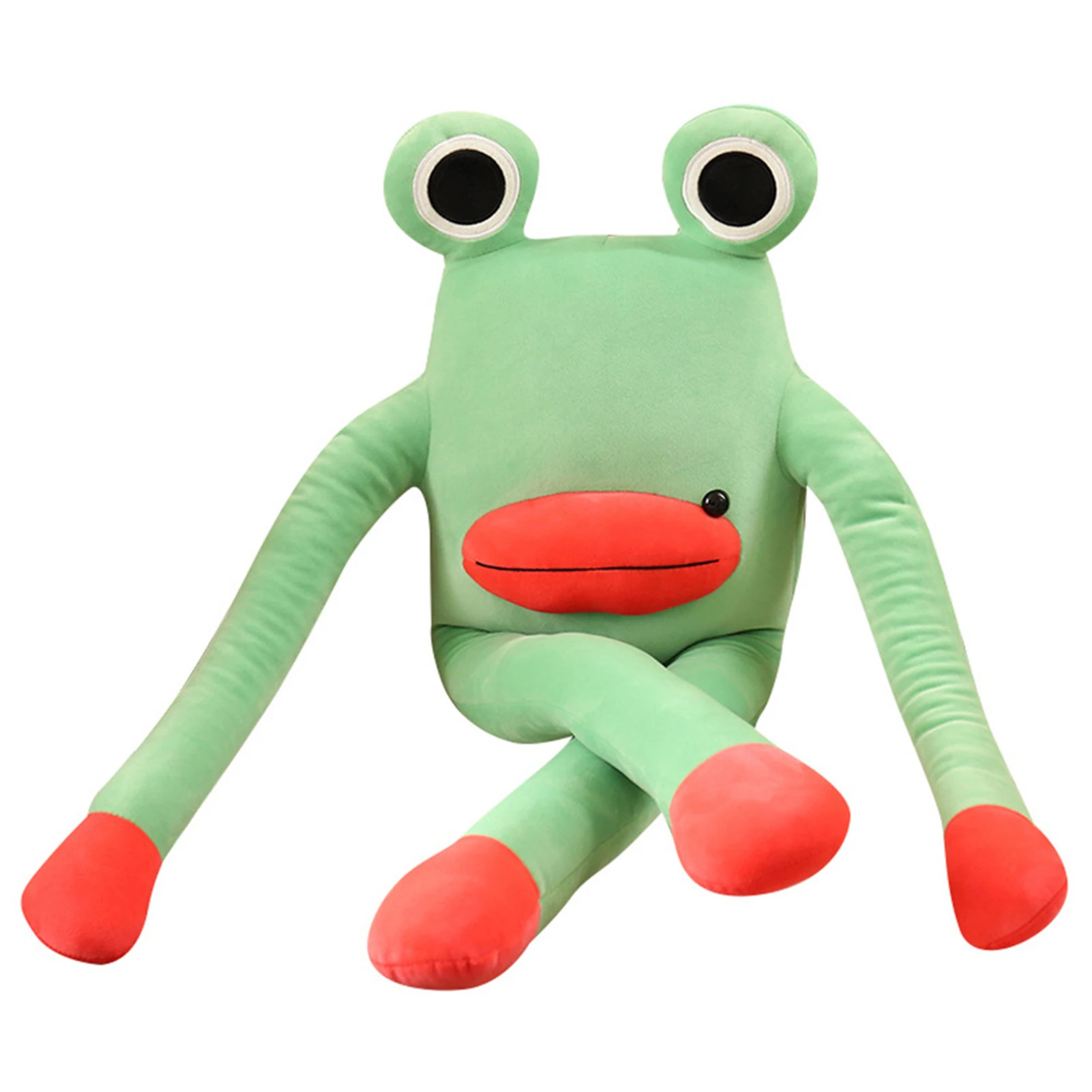 Creative Cartoon Plush Toy Funny Red Lips Frog Stuffed Doll Kids Gift Home Decor