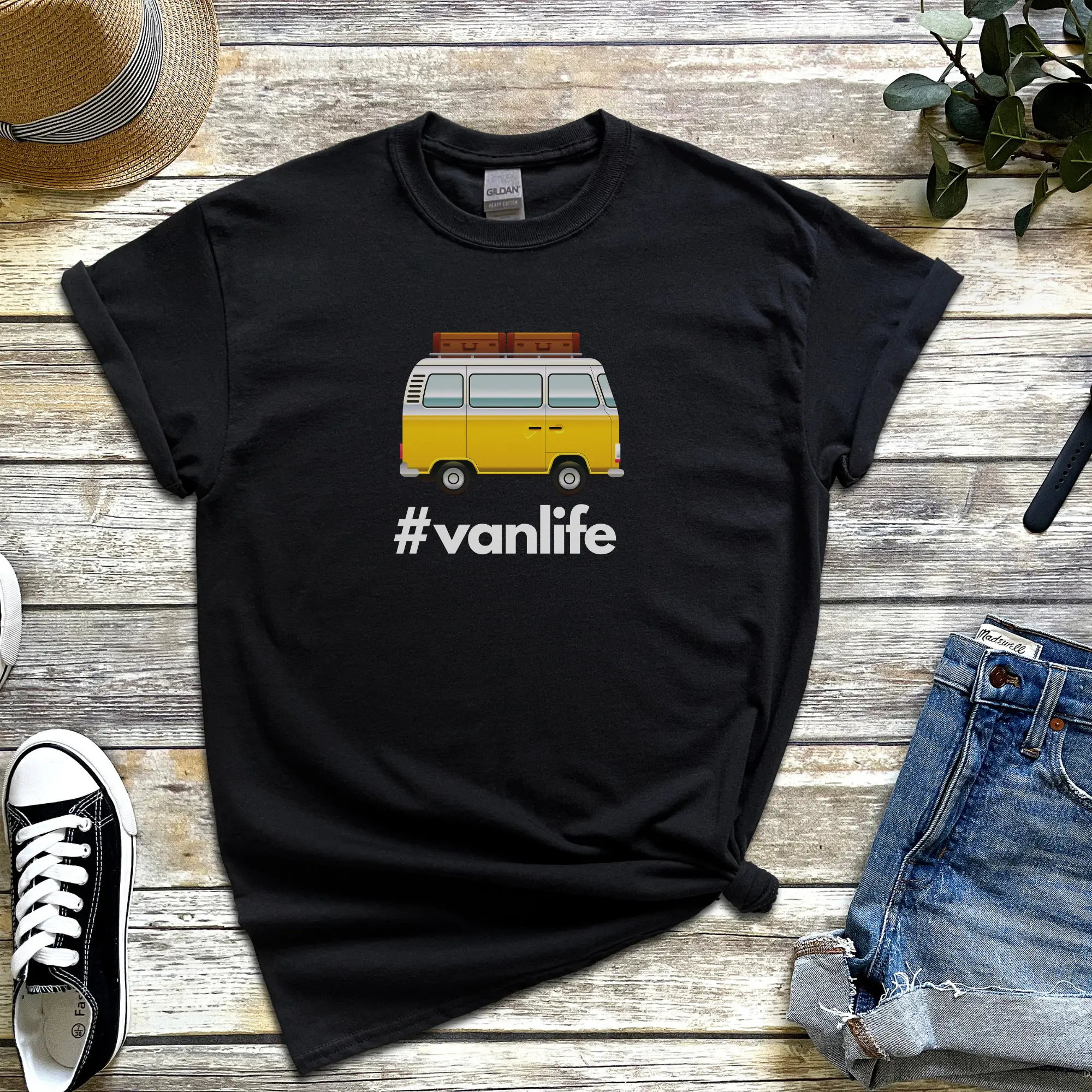 Vanlife Shirt Van Life Combi Tee T Adventure Living In A Gift