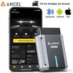 ANCEL Echo OBD2 Car Scanner Bluetooth All System Bidirectional Oil EPB Reset Battery Registration Diagnosis Tool for iOS Android