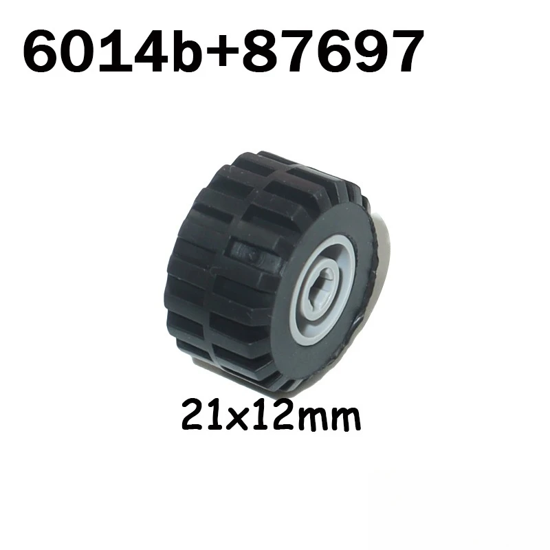 Technical DIY Building Blocks Assemble Particle Hub 6014b Tire Wheel 87697 56890 Tyre&Rim Construction Bricks MOC Accessories