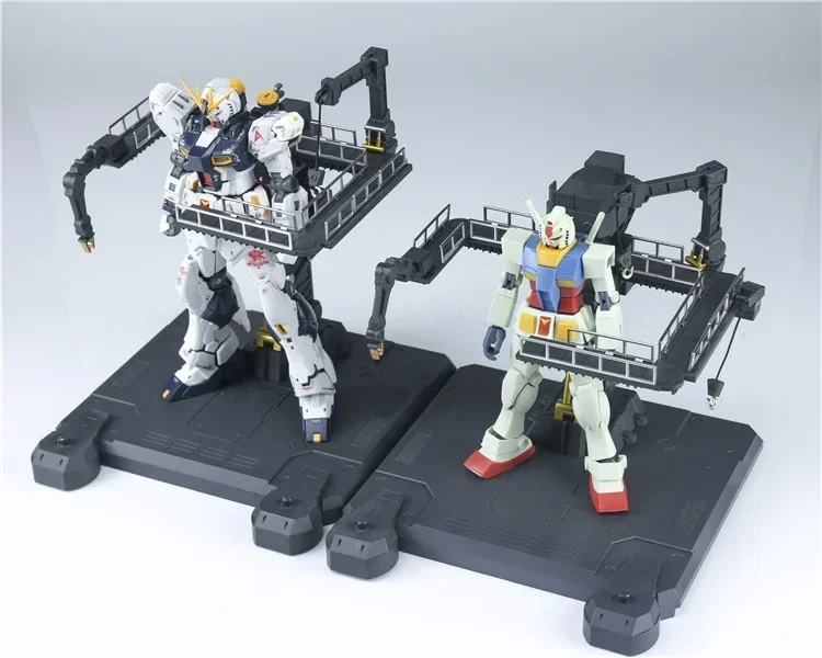 Original Hi-v-Gundam Anime Spot Storm RG Bull Disassembly Craftsman Bull Preparation Platform 1/144 Universal Support Toys Gifts