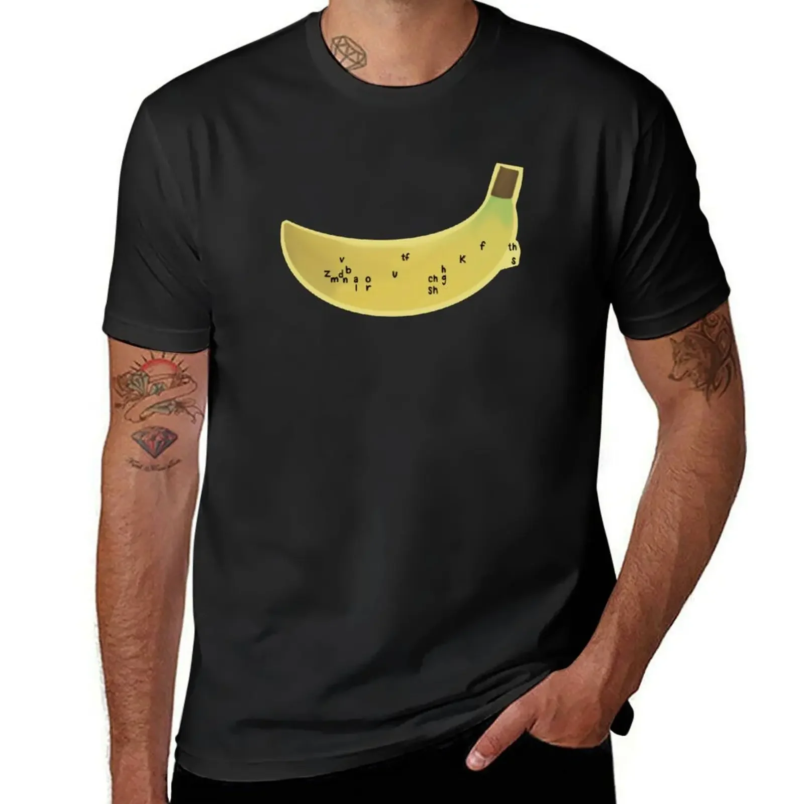 Speech Banana T-Shirt blanks tees oversizeds customizeds anime shirts men