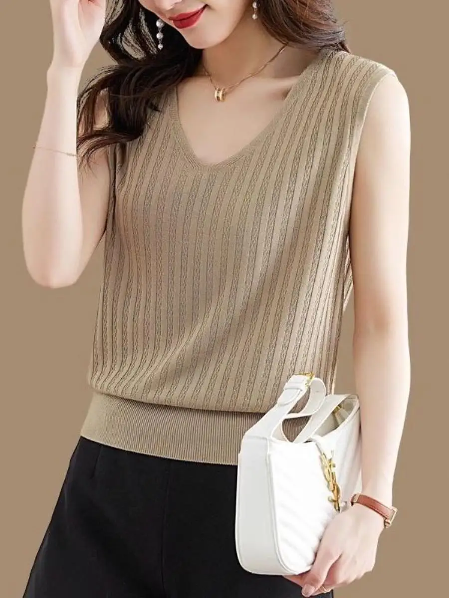 colete-feminino-de-seda-gelada-com-alcas-curto-sem-mangas-trico-moda-verao-2026-novo-estilo-cobre-barriga-bolso-lenco-de-bolso