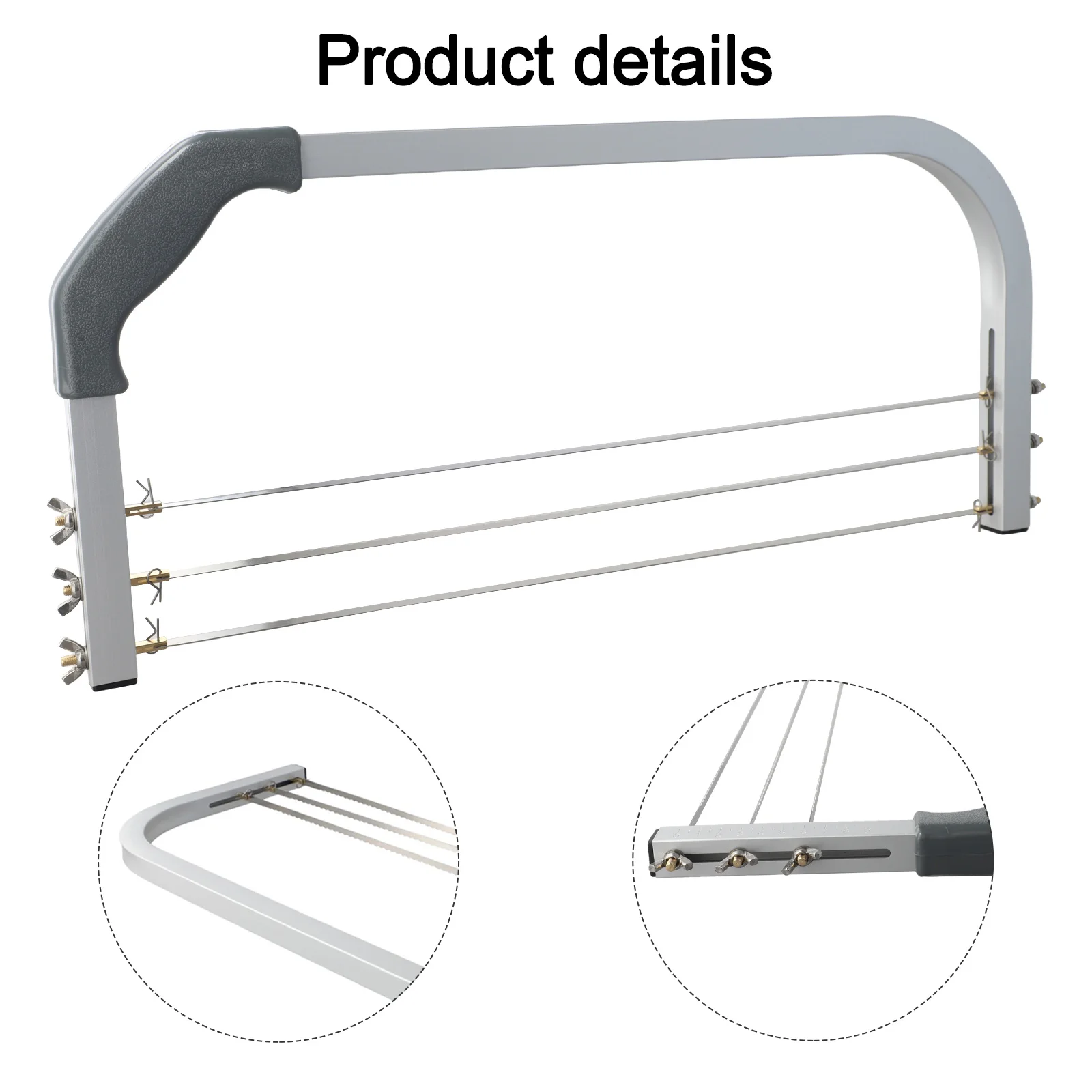 Multi-Layer Cake Cutter Cake Leveler With 3 Adjustable Cutting Wires And Measuring Guide Cake Cutter Baking Tool