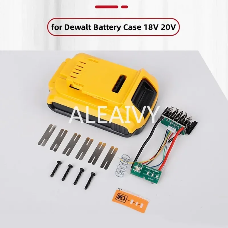 5X18650 litowo-jonowy obudowa baterii obwód ochronny pokładzie 18V 20V Baterry do Dewalt DCB183 DCB200 obudowa baterii li-ion