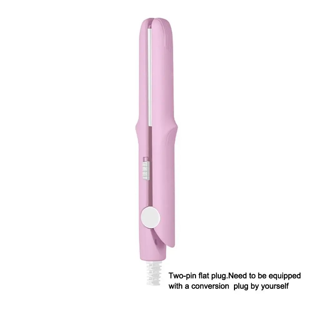 

Mini 2-in-1 Curling Iron Anti-Static USB Hair Straightener Rapid Heating Hair Curler Hair Styling
