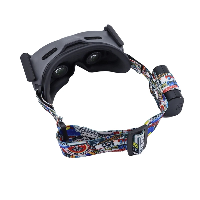 Geeignet für DJI AVATA Brille 2 /V2 Graffiti Farbe Stirnband Feste Strap Zubehör