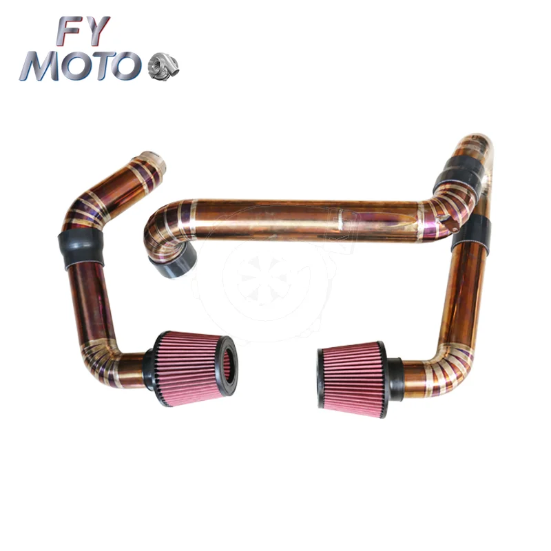 Performance TITANIUM Front Mount Air Intake For BMW For G80 For G82 For M3 For M4 For G87  Competition S58 Gold Color