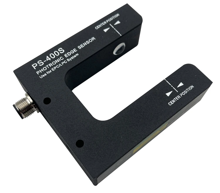 مستشعر توجيه الويب عالي الدقة PS-400S، مستشعر كهروضوئي لتوجيه الويب في آلات صنع القناع.