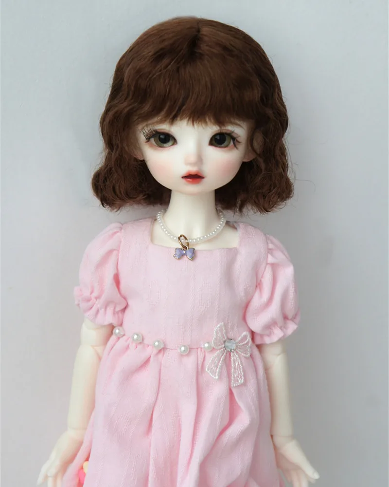 Jusuns YOSD MSD SD DOD Hair  JD693  6-7inch 7-8inch 8-9inch  1/6  1/4 1/3 Short Mini Wave Soft Mohair BJD  Wigs Doll Accessories