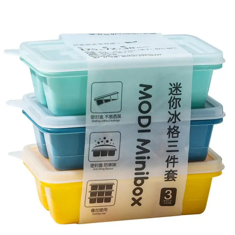 Mold Easy To Use High Quality Food Grade Best Seller On Demand Reusable Ice Tray With Lid Home Supplies Mini Ice Box