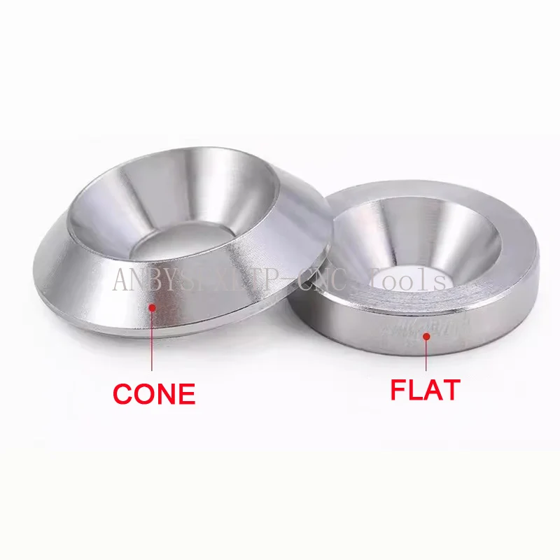 M3 M4 M5 M6 M8 M10 Conical Solid Flat Gasket Concave and Convex Tapered Cone Conical 304 Stainless Steel Countersunk Washer