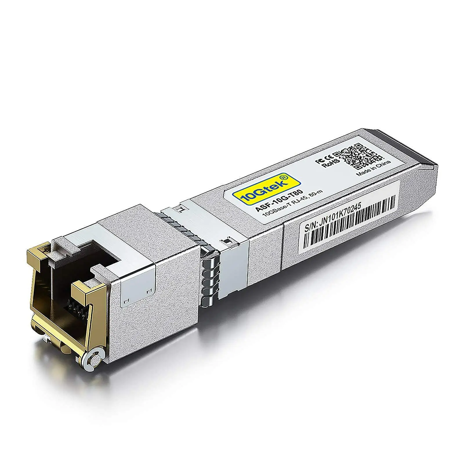 Imagem -02 - Módulo Rj45 do Transceptor de 10gbase-t Sfp Mais a Sfp Mais Cat.6a Compatível com Cisco Ubiquiti Unifi 80m