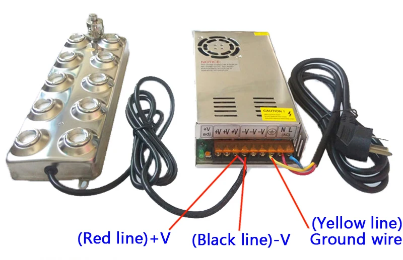 Atomizador ultrasónico de 10 cabezales, humidificadores, generador de niebla Industrial ultrasónico, nebulizador eléctrico, atomizador ultrasónico